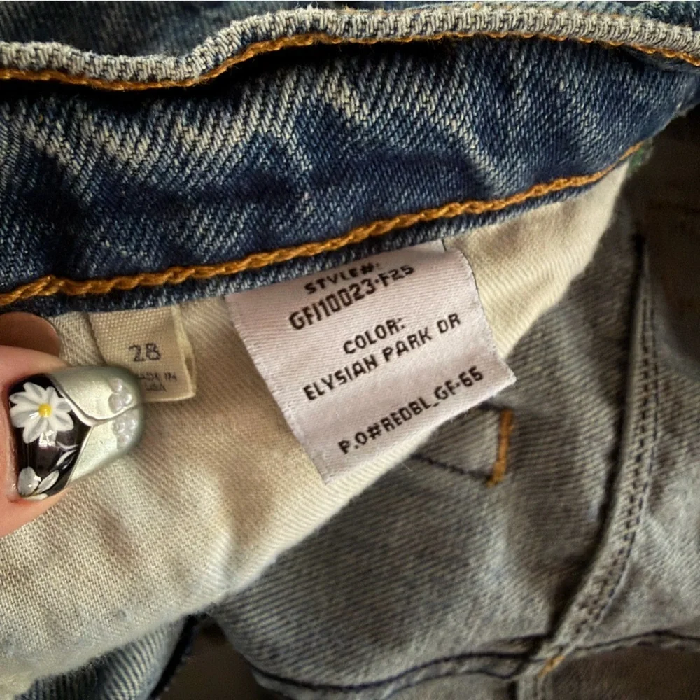 GRLFRND Noa Engineer jeans Elysian Park Dr Relaxed Fit Blue denim Revolve 28